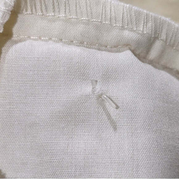 Vtg Western Style Pearl Button Blouse, Cream, Carol's Country Corner, Women's 6 - Picture 11 of 12